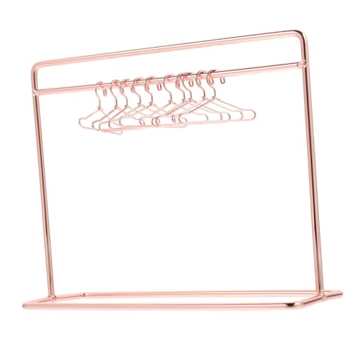 IMIKEYA 1 Satz Mini-aufhänger Kleiderschrank Für Puppen Kleiderbügel Für Puppenkleider Puppenzubehör Puppenhalter Puppenmöbel Kleiderbügel Für Babypuppen Puppengestell Kind Eisen Rose Gold IMIKEYA 1 Satz Mini-aufhänger Kleiderschrank Für Puppen Kleiderbügel Für Puppenkleider Puppenzubehör Puppenhalter Puppenmöbel Kleiderbügel Für Babypuppen Puppengestell Kind Eisen Rose Gold von IMIKEYA