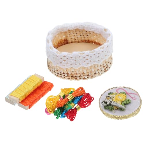 IMIKEYA 1 Satz Mini-stickwerkzeugkorb Zubehör Bausatz Miniaturen Zum Basteln Möbel Nähen Hoch Miniatur-puppenhaus Miniaturfiguren Winzige Hausbausätze Mini-puppenhaus- Linie IMIKEYA 1 Satz Mini-stickwerkzeugkorb Zubehör Bausatz Miniaturen Zum Basteln Möbel Nähen Hoch Miniatur-puppenhaus Miniaturfiguren Winzige Hausbausätze Mini-puppenhaus- Linie von IMIKEYA