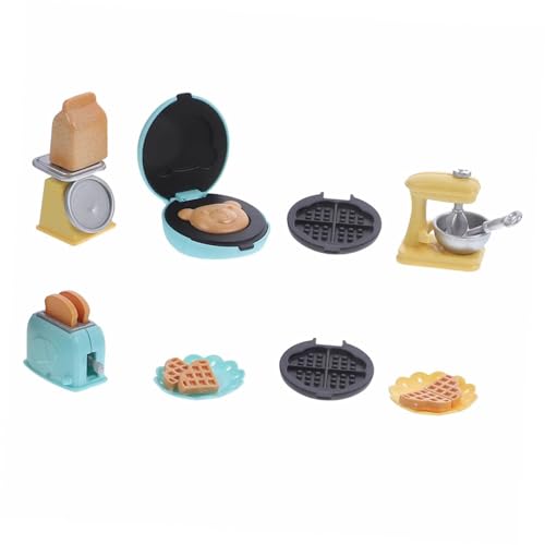 IMIKEYA 1 Satz Miniküche kleine Backornamente kleines Hauszubehör Miniatur-Schneebesen-Modell geben vor, zu Sein Spielküchenzubehör Miniatur-Küchenszenen-Requisite Plastik von IMIKEYA