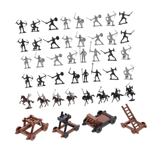 IMIKEYA 1 Satz Mittelalterliche Soldaten und Pferdemodell Teiliges für Sandtisch Dekoration Kreatives für Interaktive Figuren für Fantasievolles und Simulation IMIKEYA 1 Satz Mittelalterliche Soldaten und Pferdemodell Teiliges für Sandtisch Dekoration Kreatives für Interaktive Figuren für Fantasievolles und Simulation von IMIKEYA