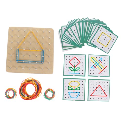 IMIKEYA 1 Satz Montessori Holz Nagelplatte für Grundschüler Kreatives Lernspielzeug zur Geometrischen Formgebung Ergonomisch aus Natürlichem Holz Fördert Mathematisches IMIKEYA 1 Satz Montessori Holz Nagelplatte für Grundschüler Kreatives Lernspielzeug zur Geometrischen Formgebung Ergonomisch aus Natürlichem Holz Fördert Mathematisches von IMIKEYA