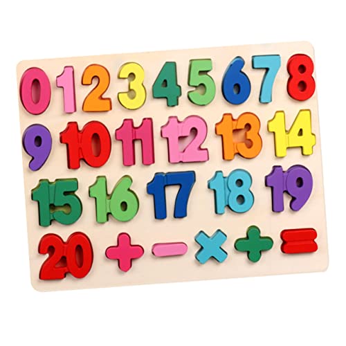 IMIKEYA 1 Satz Nummernbuch -Puzzlespielzeug Zahlenrätsel Rätsel für mathematische Rätsel Hölzern IMIKEYA 1 Satz Nummernbuch -Puzzlespielzeug Zahlenrätsel Rätsel für mathematische Rätsel Hölzern von IMIKEYA