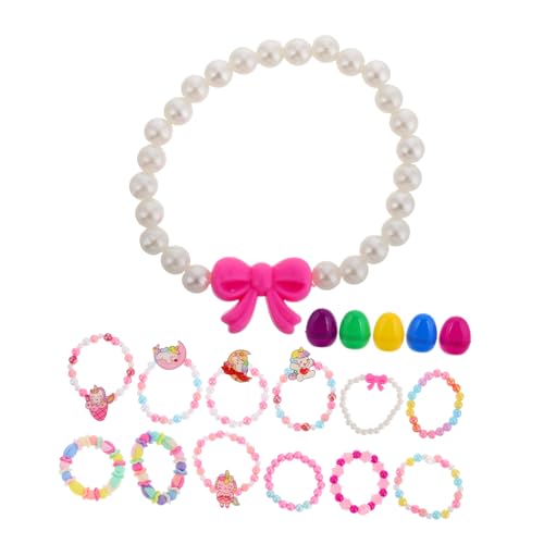 IMIKEYA 1 Satz Ostereier kunststoff eier NEIN deko Ei selber malen Eiermalerei-Ornament Osterparty-Set Bunte künstliche Eier -DIY- Eier Ostern DIY-Kit Plastik von IMIKEYA