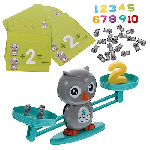 IMIKEYA Balance Zahlen Lernspielzeug Für Junge Mädchen Mathe-Spiele Mit Bunten Karten Zum Zählen Und Entwickeln Mathematischen Denkvermögens Stem-lernwerkzeug von IMIKEYA