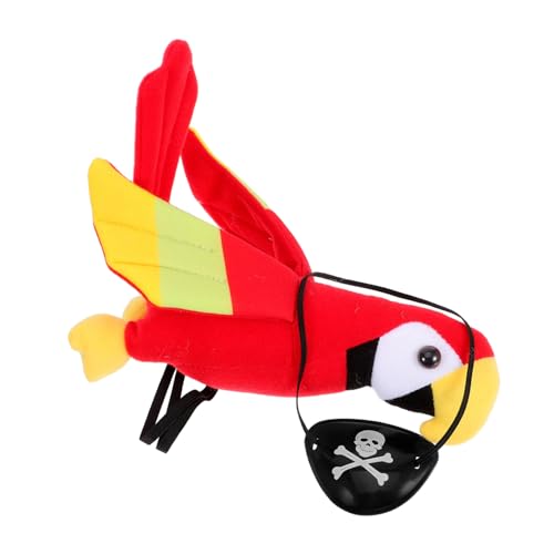 IMIKEYA 1 Satz Pirate Papageiprop Halloween Kostümzubehör Plüsch Papagei Piraten-Cosplay-Requisiten Partykostüm Cosplay -Requisiten Zubehör Für Themenpartys Piraten-augenklappe Plastik IMIKEYA 1 Satz Pirate Papageiprop Halloween Kostümzubehör Plüsch Papagei Piraten-Cosplay-Requisiten Partykostüm Cosplay -Requisiten Zubehör Für Themenpartys Piraten-augenklappe Plastik von IMIKEYA
