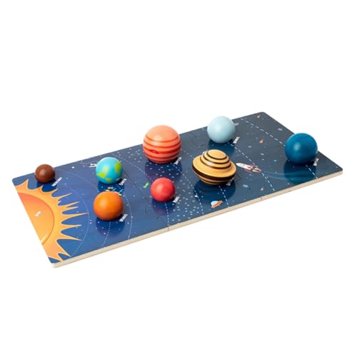 IMIKEYA 1 Satz Planet Puzzle Matching Toy Holzspielzeug für Lernspielzeug zum Erforschen des Sonnensystems Kognitive Entwicklung der Planeten Sicher und Kreativ für Jungen IMIKEYA 1 Satz Planet Puzzle Matching Toy Holzspielzeug für Lernspielzeug zum Erforschen des Sonnensystems Kognitive Entwicklung der Planeten Sicher und Kreativ für Jungen von IMIKEYA