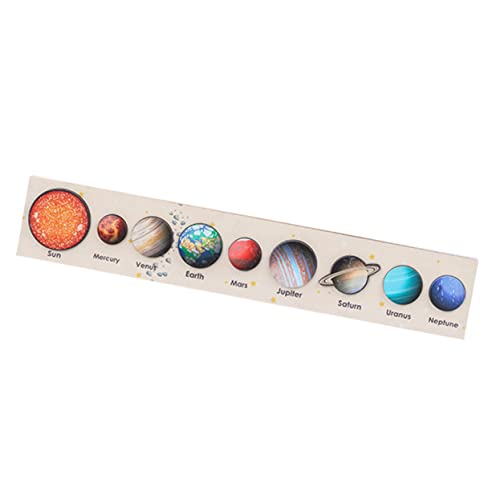 IMIKEYA 1 Satz Planeten -puzzlespielzeug Bausatz Für EIN Solarsystem Zum Selbermachen Kinderspielzeug Sonnensystemmodell Für Sonnensystem Für Hölzern von IMIKEYA