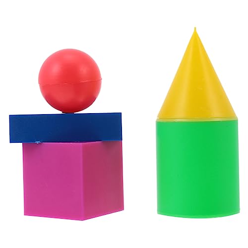 IMIKEYA 1 Satz Geometrische Formen Spielzeug für Vorschule Kunststoff Lernwürfelmodell Pädagogisches Lehrmittel Mathe Spielzeug für Kinder Robuste und Langlebige Lernhilfe IMIKEYA 1 Satz Geometrische Formen Spielzeug für Vorschule Kunststoff Lernwürfelmodell Pädagogisches Lehrmittel Mathe Spielzeug für Kinder Robuste und Langlebige Lernhilfe von IMIKEYA