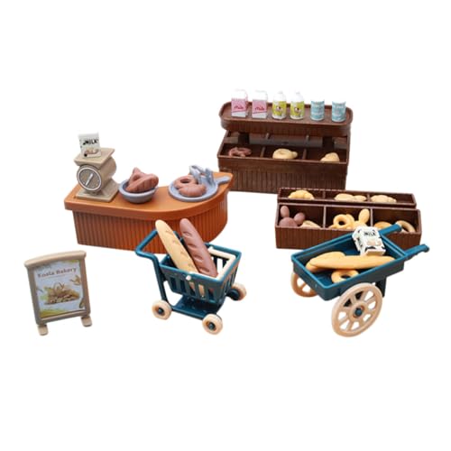 IMIKEYA 1 Satz Puppenhaus-bäckerei Mini-bäckerei-Ornament Küche Geschirr Mini Hausmannskost Miniatur-bäckerei-Requisite Simulation Backzubehör Simulierte Bäckereistütze PVC IMIKEYA 1 Satz Puppenhaus-bäckerei Mini-bäckerei-Ornament Küche Geschirr Mini Hausmannskost Miniatur-bäckerei-Requisite Simulation Backzubehör Simulierte Bäckereistütze PVC von IMIKEYA