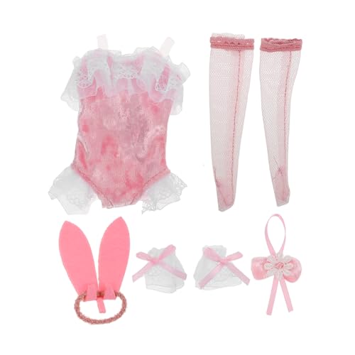 IMIKEYA 1 Satz Puppenkleidung Puppen Accessoires für Puppenliebhaber Verkleidung für Puppen Puppenmode Kaninchenpuppe Prinzessin-Puppe-Kostüm- Polyester von IMIKEYA