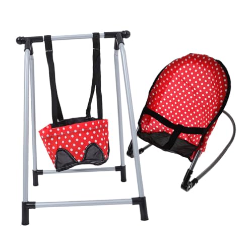 IMIKEYA 1 Satz Puppenzubehör puppenmöbel puppenschaukel Puppenaccessoires Schaukel für Puppen Babypuppen-Kinderzimmer-Spielset Zubehör für Babypuppen Eisen rot IMIKEYA 1 Satz Puppenzubehör puppenmöbel puppenschaukel Puppenaccessoires Schaukel für Puppen Babypuppen-Kinderzimmer-Spielset Zubehör für Babypuppen Eisen rot von IMIKEYA