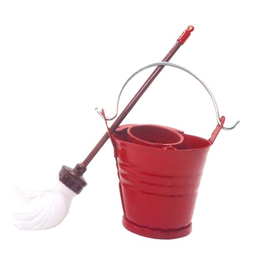 IMIKEYA 1 Satz Putzeimer Wischmop Kleines Hauszubehör Fotodekoration Mini-schnallendekor Eimer-Modell Puppenhauszubehör Mini-Eimer-mopp-kit Mopp-Modell Mini-hausbedarf Plastik IMIKEYA 1 Satz Putzeimer Wischmop Kleines Hauszubehör Fotodekoration Mini-schnallendekor Eimer-Modell Puppenhauszubehör Mini-Eimer-mopp-kit Mopp-Modell Mini-hausbedarf Plastik von IMIKEYA