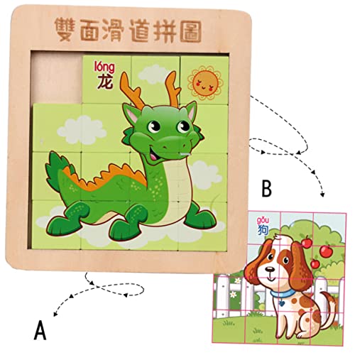 IMIKEYA 1 Satz Puzzle-Bausteine Holzrätsel Fingerschiebepuzzle Holzpuzzle für Bambus IMIKEYA 1 Satz Puzzle-Bausteine Holzrätsel Fingerschiebepuzzle Holzpuzzle für Bambus von IMIKEYA