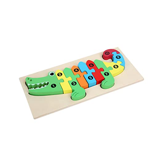 IMIKEYA 1 Satz Puzzle Bildungsspielzeug der frühen Aufklärung Holzprozesäge hölzern von IMIKEYA