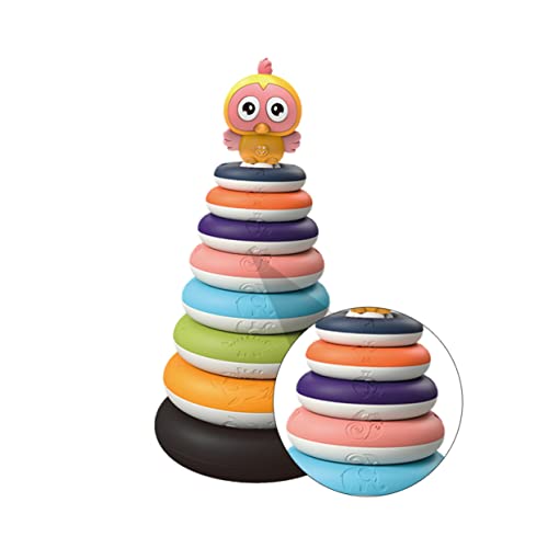 IMIKEYA 1 Satz Rainbow Ring Stapelturm für Lernspielzeug Hand Augen Koordination und Farbwahrnehmung Ergonomisches Design Sicheres Material für Vorschulkinder IMIKEYA 1 Satz Rainbow Ring Stapelturm für Lernspielzeug Hand Augen Koordination und Farbwahrnehmung Ergonomisches Design Sicheres Material für Vorschulkinder von IMIKEYA