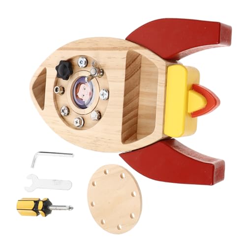IMIKEYA 1 Satz Raketenraumschraubenspielzeug Montessori Toy Beschäftigtes Brett Montessori Wiederverwendbares Kinderspielzeug Kleinkind Montessori Busy Board Kleinkindspielzeug Hölzern IMIKEYA 1 Satz Raketenraumschraubenspielzeug Montessori Toy Beschäftigtes Brett Montessori Wiederverwendbares Kinderspielzeug Kleinkind Montessori Busy Board Kleinkindspielzeug Hölzern von IMIKEYA