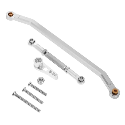 IMIKEYA 1 Satz Rc Crawler Car Upgrade Lenkstange Teil Zubehör für ferngesteuerte Automodelle RC-Auto-Spielzeugzubehör Upgrade-Zubehör für ferngesteuertes Auto Metall Silver IMIKEYA 1 Satz Rc Crawler Car Upgrade Lenkstange Teil Zubehör für ferngesteuerte Automodelle RC-Auto-Spielzeugzubehör Upgrade-Zubehör für ferngesteuertes Auto Metall Silver von IMIKEYA
