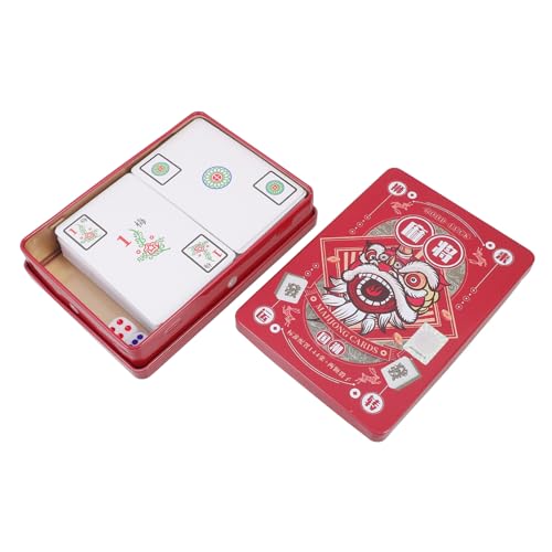 IMIKEYA 1 Satz Reise Mahjong Karten Chinesische Mahjong Karten für Spaß und Geselligkeit bei Partys Camping und Reisen Interessantes Tischspiel Zubehör IMIKEYA 1 Satz Reise Mahjong Karten Chinesische Mahjong Karten für Spaß und Geselligkeit bei Partys Camping und Reisen Interessantes Tischspiel Zubehör von IMIKEYA