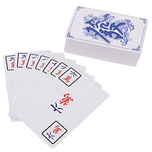 IMIKEYA 1 Satz Reise Mahjong Kartenset Tragbares Mahjong Kartenspiel für Unterwegs Tischspiel für Partys und Freizeitaktivitäten Kompaktes und Langlebiges Design für Stundenlangen Spaß IMIKEYA 1 Satz Reise Mahjong Kartenset Tragbares Mahjong Kartenspiel für Unterwegs Tischspiel für Partys und Freizeitaktivitäten Kompaktes und Langlebiges Design für Stundenlangen Spaß von IMIKEYA