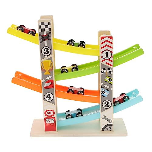 IMIKEYA 1 Satz Rennbahn mit Auto Rampe Lustiges Lernspielzeug für Kleinkinder Geschenkidee für Fördert die Interaktion zwischen Eltern und Kindern von IMIKEYA