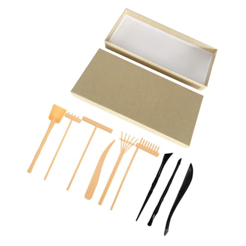 IMIKEYA 1 Satz Sandrechen Schreibtischdekorationen Zen-Garten-Set Mini-rechen Zen Garden Tool Japanisches Mini-sandspielzeug Kleiner Rechen Mini-Zen-gartenzubehör Plastik IMIKEYA 1 Satz Sandrechen Schreibtischdekorationen Zen-Garten-Set Mini-rechen Zen Garden Tool Japanisches Mini-sandspielzeug Kleiner Rechen Mini-Zen-gartenzubehör Plastik von IMIKEYA