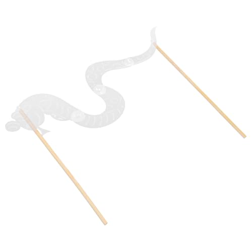 IMIKEYA 1 Satz Schattenpuppenmaterial Im Chinesischen Stil Puppenbauset Chinesisches Traditionelles Spielzeugschlangen, Die Aussehen Marionette Handpuppe Holz von IMIKEYA