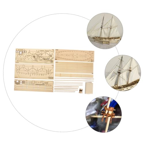 IMIKEYA 1 Satz Segelbootmodell Aus Holz Bootsdekoration Aus Holz Handgefertigtes Montageboot- Segelboot-modellhandwerk Pädagogisches Spielzeugboot Für Hölzern Beige IMIKEYA 1 Satz Segelbootmodell Aus Holz Bootsdekoration Aus Holz Handgefertigtes Montageboot- Segelboot-modellhandwerk Pädagogisches Spielzeugboot Für Hölzern Beige von IMIKEYA
