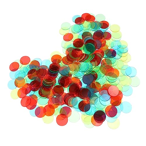 IMIKEYA 1 Satz Semi Transparente Plastik Bingo Marker Chips für Spiele Vielseitige Zähler mit Zufälligen Farben für Klassenzimmer Partys und Lernzwecke Zufällige Farbe IMIKEYA 1 Satz Semi Transparente Plastik Bingo Marker Chips für Spiele Vielseitige Zähler mit Zufälligen Farben für Klassenzimmer Partys und Lernzwecke Zufällige Farbe von IMIKEYA