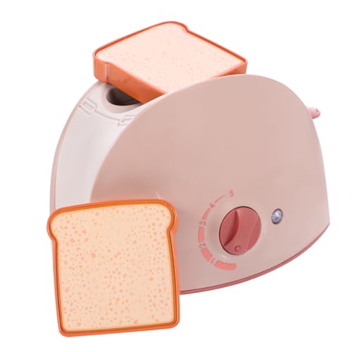 IMIKEYA 1 Satz Simulation elektrischer Spielzeuge Simulation Brotbackautomat Kind Kitchen Children Kitchen Toaster Brotmaschine aus Kunststoff Plastik Rosa von IMIKEYA