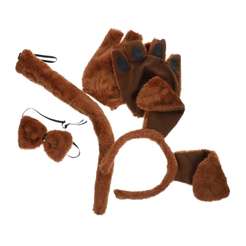 IMIKEYA 1 Satz Stirnbänder für Cosplay Hundeohren hundepfoten Cosplay Zubehör Cosplay-Accessoires heiser Welpenohren und Mähne UPS Party-Deko-Stirnband Cosplay-Zubehör Stoff Brown IMIKEYA 1 Satz Stirnbänder für Cosplay Hundeohren hundepfoten Cosplay Zubehör Cosplay-Accessoires heiser Welpenohren und Mähne UPS Party-Deko-Stirnband Cosplay-Zubehör Stoff Brown von IMIKEYA