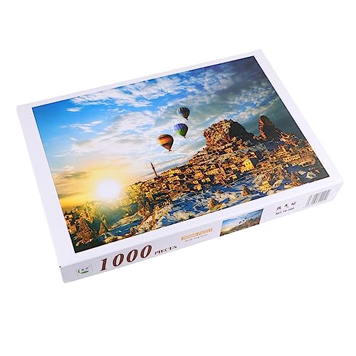 IMIKEYA 1 Satz Teile Papierpuzzle Hot Air Balloon Kreatives Jigsaw Puzzle für Spaß und Bildungsspielzeug für Freunde und Familie Fördert Frühes Lernen und Geschicklichkeit IMIKEYA 1 Satz Teile Papierpuzzle Hot Air Balloon Kreatives Jigsaw Puzzle für Spaß und Bildungsspielzeug für Freunde und Familie Fördert Frühes Lernen und Geschicklichkeit von IMIKEYA