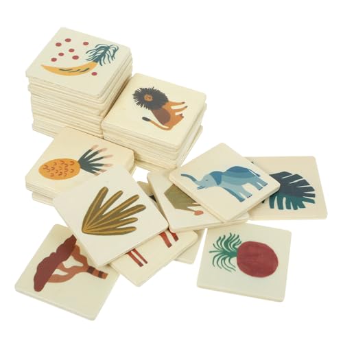 IMIKEYA 1 Satz Tierkartenspiel Karten Memory Games Toys Kartenerkennungsspielzeug Montessori-Puzzle- Lernkarten Interaktives Lernspielzeug Kinderkartenspielzeug hölzern IMIKEYA 1 Satz Tierkartenspiel Karten Memory Games Toys Kartenerkennungsspielzeug Montessori-Puzzle- Lernkarten Interaktives Lernspielzeug Kinderkartenspielzeug hölzern von IMIKEYA