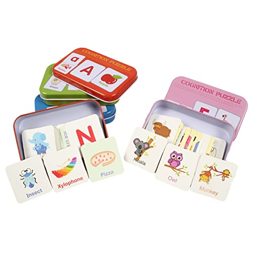 IMIKEYA 1 Satz Tierkognitives Puzzle Tiererkennungspuzzle pädagogisches Tierpuzzle Rosa IMIKEYA 1 Satz Tierkognitives Puzzle Tiererkennungspuzzle pädagogisches Tierpuzzle Rosa von IMIKEYA