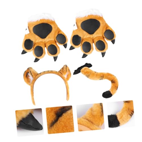 IMIKEYA 1 Satz Tierschwanzhandschuhset Stirnband Erwachsene Kindergarten-Party-Requisite Dekoration Anzug Dekorationszubehör Schmuck-Requisite Cartoon-Anzug PP Baumwolle Gelb IMIKEYA 1 Satz Tierschwanzhandschuhset Stirnband Erwachsene Kindergarten-Party-Requisite Dekoration Anzug Dekorationszubehör Schmuck-Requisite Cartoon-Anzug PP Baumwolle Gelb von IMIKEYA