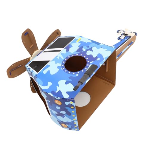 IMIKEYA 1 Satz Tragbares Flugzeugspielzeug Party Und Kleinkinder Für Tragbares Flugzeugkostümspielzeug Tragbares DIY-spielzeugflugzeug DIY Flugzeug Flugzeug Papier von IMIKEYA