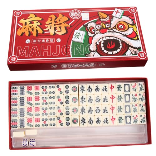 IMIKEYA 1 Satz Tragbares Mahjong Hallo Mini Reisen Größe Voll Faltbar Mahjong-brettspiel Spiele Für Freizeit Traditionelle Spiele Majong Kleines Reisespiel Reisekitspiel PVC Weiß IMIKEYA 1 Satz Tragbares Mahjong Hallo Mini Reisen Größe Voll Faltbar Mahjong-brettspiel Spiele Für Freizeit Traditionelle Spiele Majong Kleines Reisespiel Reisekitspiel PVC Weiß von IMIKEYA