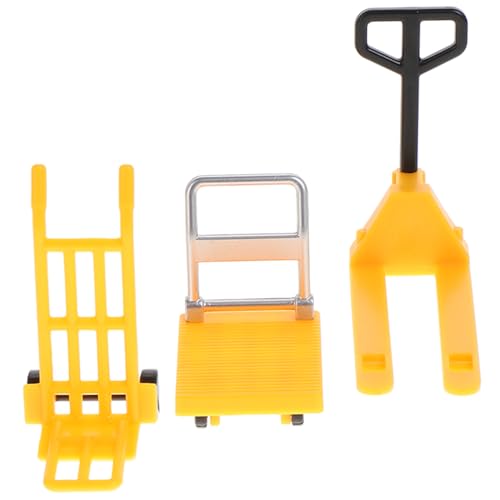 IMIKEYA 1satz Miniatur Gabelstapler Handwagen Plattformwagen Bauwerkzeuge Für Junge Mädchen Lernspielzeug Kreativität Interaktion Für Und Freizeit von IMIKEYA