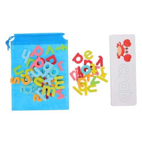 IMIKEYA 1 Satz Wortbuchstabierspielzeug sensorisches Spielsachen und Spiele Buchstabenblock für Buchstabenspielzeug aus Holz Papier Colorful IMIKEYA 1 Satz Wortbuchstabierspielzeug sensorisches Spielsachen und Spiele Buchstabenblock für Buchstabenspielzeug aus Holz Papier Colorful von IMIKEYA