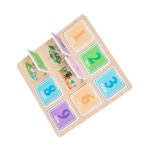 IMIKEYA 1 Satz Zahlenpuzzle- Holzspielzeug Lernrätsel für Kleinkinder Kindererziehung Tiere Holzpuzzle Steckpuzzle aus Holz Holzrätsel -Rätsel IMIKEYA 1 Satz Zahlenpuzzle- Holzspielzeug Lernrätsel für Kleinkinder Kindererziehung Tiere Holzpuzzle Steckpuzzle aus Holz Holzrätsel -Rätsel von IMIKEYA