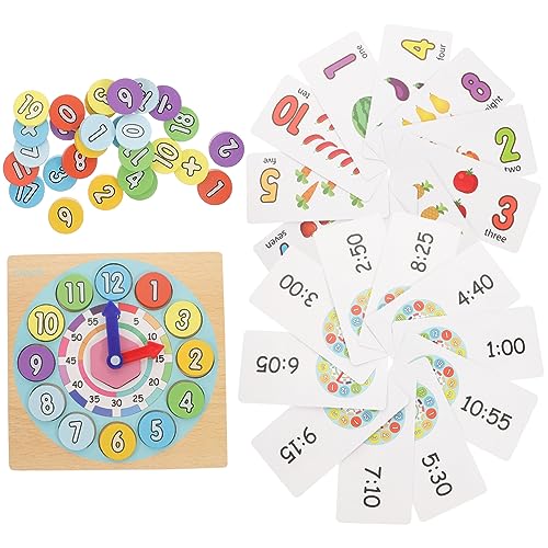 IMIKEYA 1 Satz Zahlenuhr für Lernspielzeug zur Zahlenverständnis Pädagogisches Sortierspielzeug Montessori Tool für Frühkindliche Entwicklung Fördert Formenerkennung IMIKEYA 1 Satz Zahlenuhr für Lernspielzeug zur Zahlenverständnis Pädagogisches Sortierspielzeug Montessori Tool für Frühkindliche Entwicklung Fördert Formenerkennung von IMIKEYA
