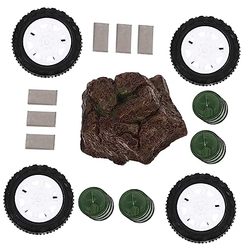 IMIKEYA 1 Satz Zubehör DIY Sandtisch für Simulierte Kriegsszenen mit Grünen Ölfässern Reifen und Kreative Spielstunden IMIKEYA 1 Satz Zubehör DIY Sandtisch für Simulierte Kriegsszenen mit Grünen Ölfässern Reifen und Kreative Spielstunden von IMIKEYA