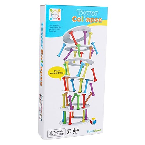IMIKEYA 1 Satz hoch stapeln Balance Lernspielzeug Gleichgewichtsspielzeug für Kindergebäude Balance-Block- Bunt von IMIKEYA