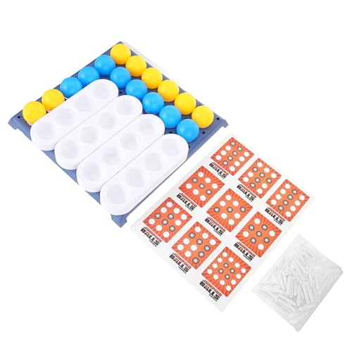IMIKEYA 1 Satz hüpfendes Ballspielzeug für Tischspiele kleine Plastikbälle für Spiele farbige Kugeln interessantes Bälle- Bälle Abs von IMIKEYA