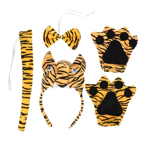 IMIKEYA 1 Satz tierisches Stirnband tierische Partygeschenke Tiger-Stirnband Cartoon-Tierkopfschmuck Halloween-Cosplay-Zubehör Tiger-Kostüm-Kit Cartoon-Tiger-Kostüm Stoff IMIKEYA 1 Satz tierisches Stirnband tierische Partygeschenke Tiger-Stirnband Cartoon-Tierkopfschmuck Halloween-Cosplay-Zubehör Tiger-Kostüm-Kit Cartoon-Tiger-Kostüm Stoff von IMIKEYA