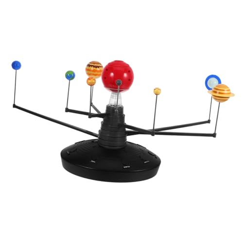 IMIKEYA 1 Set 3D Planetenmodell Sonnensystem Planetarium Wissenschaft Rotierende Planeten DIY Sonnensystem Modell Kinderspielzeug Kleinkind Weltraumspielzeug Vorschulspielzeug von IMIKEYA