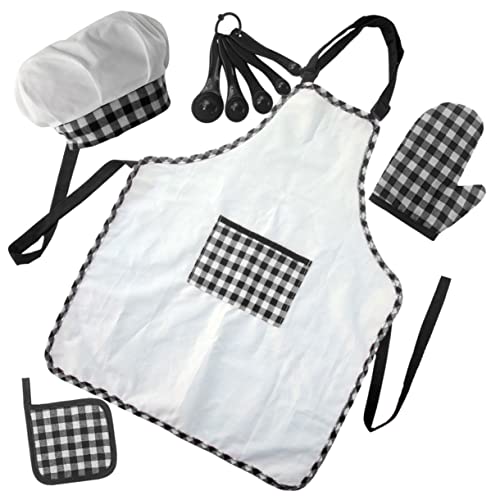 IMIKEYA 1 Set Backschürze Set Weiß Schürze Kinderschürzen Küchenzubehör Kochschürze Für Kind Kinderschürzen Kleinkinderschürzen Küchenschürze Baumwolle Schwarz IMIKEYA 1 Set Backschürze Set Weiß Schürze Kinderschürzen Küchenzubehör Kochschürze Für Kind Kinderschürzen Kleinkinderschürzen Küchenschürze Baumwolle Schwarz von IMIKEYA