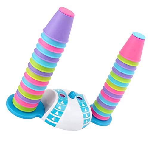 IMIKEYA 1 Set Becher Stapelspielzeug Stapelblock Stapelbar Lernspielzeug Pädagogischer Stapelbecher Stapelbecher Für Stapelbecher Für Bunter Kunststoff von IMIKEYA