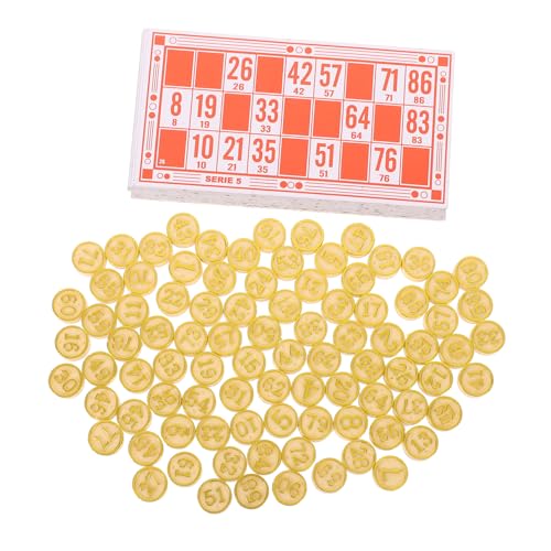 IMIKEYA 1 Set Bingo Brettspiel Traditionell Für Figurenspiel Brettspielversorgung Partyspiel Logisches Bingos Schachspiel Familienspiel Brettspiel Bingo Spiel Russisches Schachspielzeug IMIKEYA 1 Set Bingo Brettspiel Traditionell Für Figurenspiel Brettspielversorgung Partyspiel Logisches Bingos Schachspiel Familienspiel Brettspiel Bingo Spiel Russisches Schachspielzeug von IMIKEYA