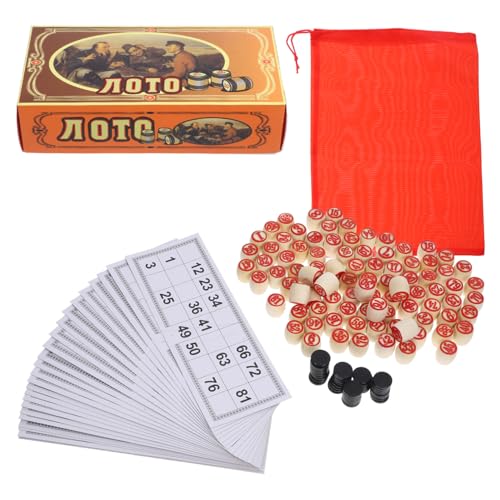 IMIKEYA 1 Set Bingo Thanksgiving Karte Spiel Party Holz IMIKEYA 1 Set Bingo Thanksgiving Karte Spiel Party Holz von IMIKEYA