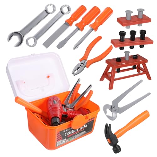 IMIKEYA 1 Set Box Elektrische Bohrer Werkzeugkasten Kleinkind Werkzeugkasten BAU Junge Schlüssel Bohrer Rollenspiel Reparatur Kunststoff IMIKEYA 1 Set Box Elektrische Bohrer Werkzeugkasten Kleinkind Werkzeugkasten BAU Junge Schlüssel Bohrer Rollenspiel Reparatur Kunststoff von IMIKEYA